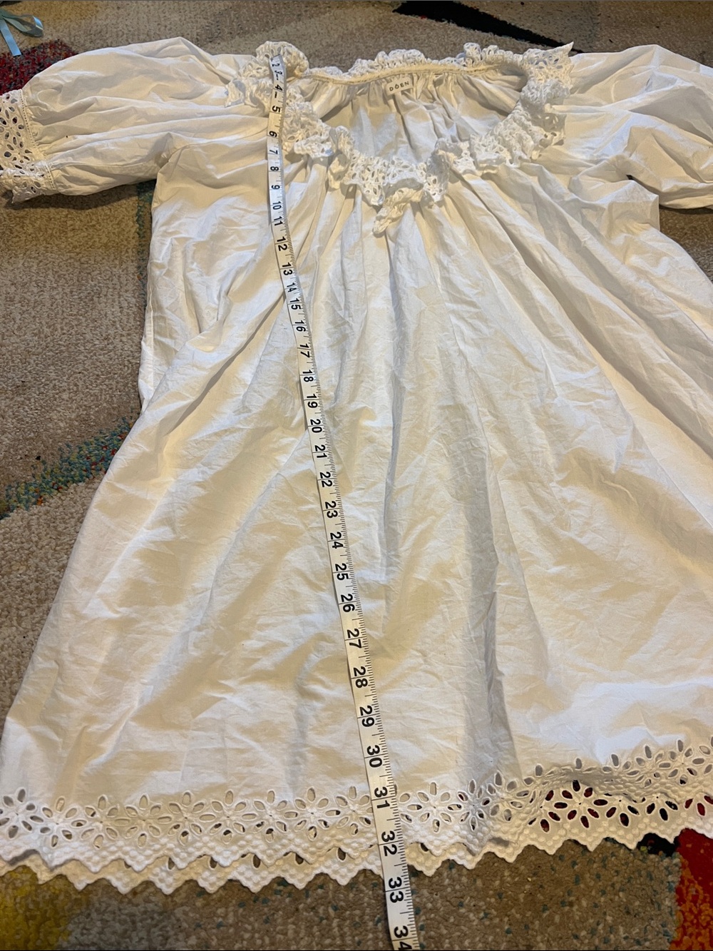 VGUC Doen Iona Dress in Salt Size XS - Picture 9 of 10